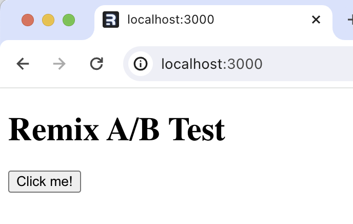 Basic Remix app